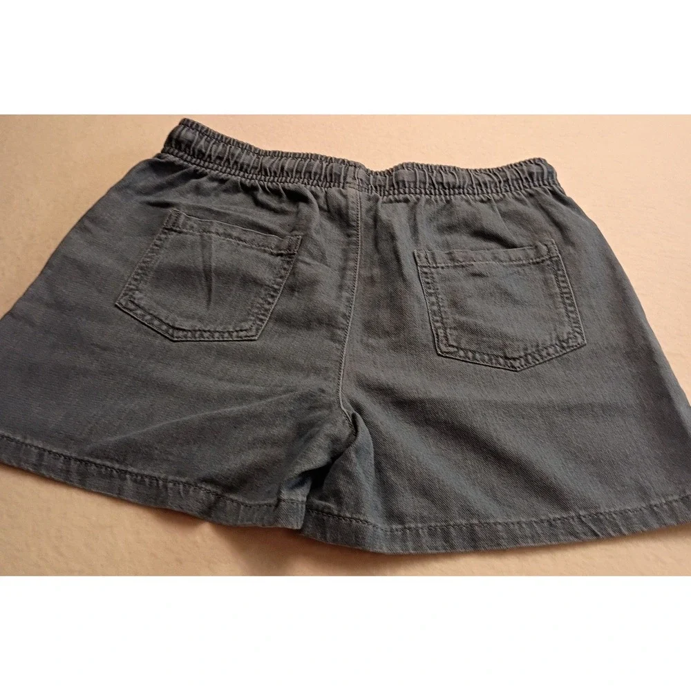 Cat & Jack Girls Light Wash Adjustable Waist Pull-On Shorts Size L 10/12 NWT NWT